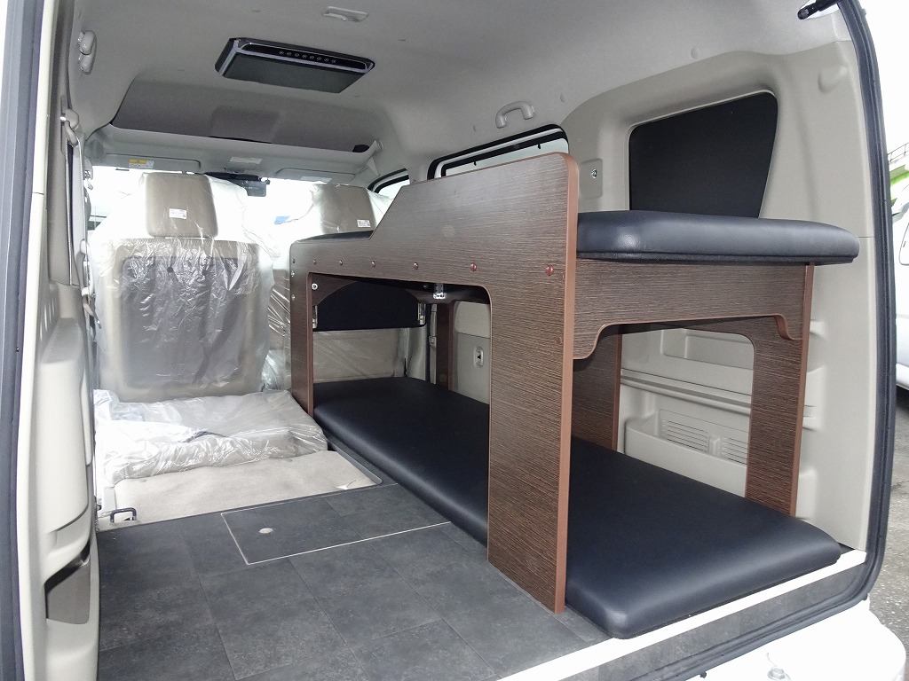 軽キャンパー　ドリームミニ　シンプル二段ベッド仕様